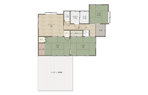 1階間取図(間取)