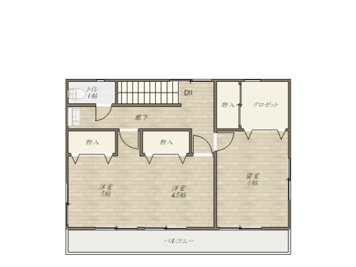 2階間取図